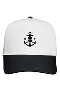White Crown Two Tone Cap Skull logo (Trans Print)